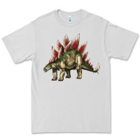 Dove Grey Stegosaurus Premium Tee - LillyAllenDesigns