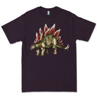 Plum Stegosaurus Premium Tee - LillyAllenDesigns
