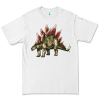 White Stegosaurus Premium Tee - LillyAllenDesigns