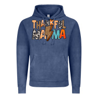 Vintage Denim Thankful Mama Vintage Hoodie - MaliasSmallBusiness