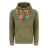 Vintage Olive Thankful Mama Vintage Hoodie - MaliasSmallBusiness
