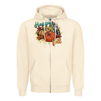 Sandshell happy fall Zipper Hoodie - CowGirlArtShop