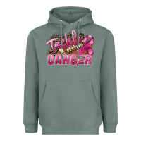 Tackle Cancer Football Heavyweight Hoodie | Teevron