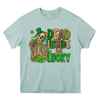 Arona dead inside but lucky  with skeleton Heavy Core Tee - AdoDesignShop