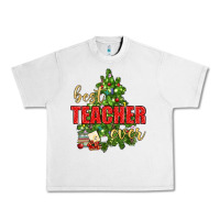 Lunar Rock Best Teacher Ever With Christmas Tree Urban Heavy Tee - BundleAndBundleShop