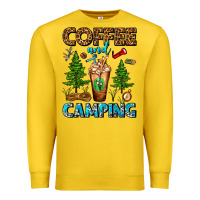 Lemon Coffee And Camping Frappe Premium Sweatshirt - FaDigitalArtStudio