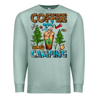 Seafoam Coffee And Camping Frappe Premium Sweatshirt - FaDigitalArtStudio