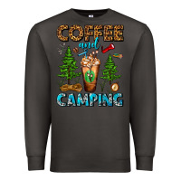 Smoke Coffee And Camping Frappe Premium Sweatshirt - FaDigitalArtStudio