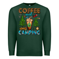 Sports Green Coffee And Camping Frappe Premium Sweatshirt - FaDigitalArtStudio
