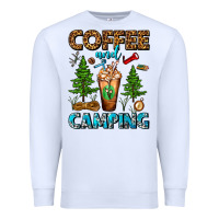 Coffee And Camping Frappe Premium Sweatshirt | Teevron