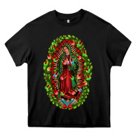 Black our lady of guadalupe christmas Heavy Core Tee - Jasminsmagicworld