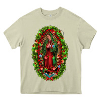 Our Lady Of Guadalupe Christmas Heavy Core Tee | Teevron