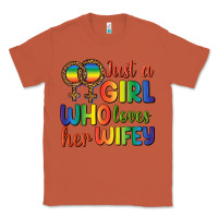 Copper Just A Girl Who Loves Her Wifey Classic Tee - BundleAndBundleShop