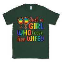 Sports Green Just A Girl Who Loves Her Wifey Classic Tee - BundleAndBundleShop