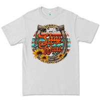 Dove Grey stay wild horseshoe Premium Tee - Jasminsmagicworld