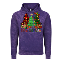 Cloud Purple Feliz Navidad Vintage Hoodie - NancyCooperArtShop