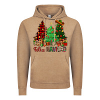 Vintage Coffee Feliz Navidad Vintage Hoodie - NancyCooperArtShop