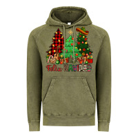 Vintage Olive Feliz Navidad Vintage Hoodie - NancyCooperArtShop