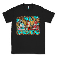 Black merry christmas Classic Tee - JahusDesignShop