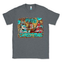 Charcoal Heather merry christmas Classic Tee - JahusDesignShop