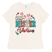 Bone little mister america Ladies Tee - NancyCooperArtShop