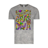 Cloud Rock Mardi Gras diva Vintage Tee - BundleAndBundleShop