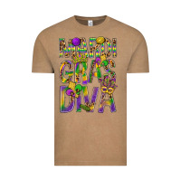 Vintage Coffee Mardi Gras diva Vintage Tee - BundleAndBundleShop