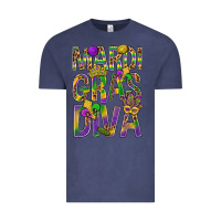 Vintage Denim Mardi Gras diva Vintage Tee - BundleAndBundleShop