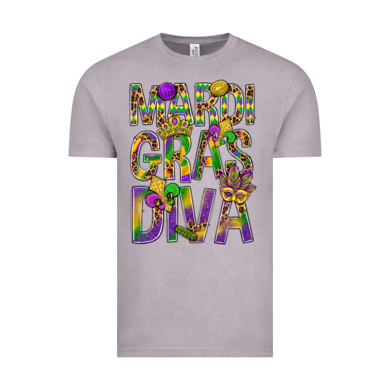 Mardi Gras Diva Vintage Tee by BundleAndBundleShop | Teevron