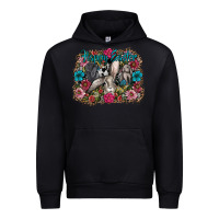 Black Happy Easter Urban Hoodie - CowhideDigitalArt