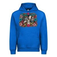 Cobalt Happy Easter Urban Hoodie - CowhideDigitalArt