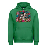 Emerald Happy Easter Urban Hoodie - CowhideDigitalArt