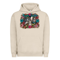Pigment French Oak Happy Easter Urban Hoodie - CowhideDigitalArt