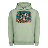 Pigment Oil Green Happy Easter Urban Hoodie - CowhideDigitalArt