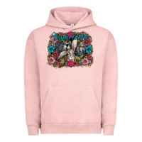 Pigment Salmon Happy Easter Urban Hoodie - CowhideDigitalArt