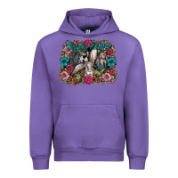 Tulip Happy Easter Urban Hoodie - CowhideDigitalArt