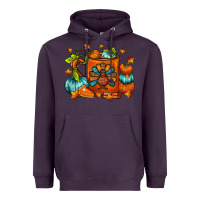 Plum Thanksgiving Coffee Mug Heavyweight Hoodie - FaDigitalArtStudio