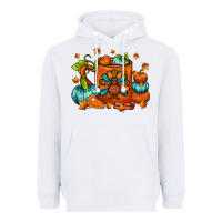 White Thanksgiving Coffee Mug Heavyweight Hoodie - FaDigitalArtStudio