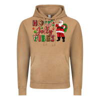 Vintage Camel Holly Jolly vibes Christmas with Santa Vintage Hoodie - NancyCooperArtShop