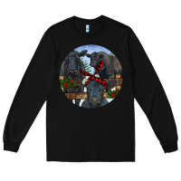 Black Black Angus Family Long Sleeve Tee - RanaPortraitStore