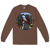 Chestnut Black Angus Family Long Sleeve Tee - RanaPortraitStore