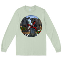 Matcha Black Angus Family Long Sleeve Tee - RanaPortraitStore