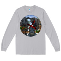 Moon Dust Black Angus Family Long Sleeve Tee - RanaPortraitStore