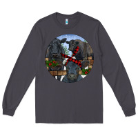 Smoke Black Angus Family Long Sleeve Tee - RanaPortraitStore