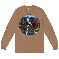 Toasted Coconut Black Angus Family Long Sleeve Tee - RanaPortraitStore