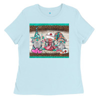 Baby Blue nurse gnomies tumbler Ladies Tee - BarkalooDesign