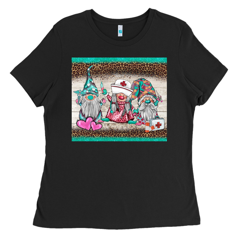 Nurse Gnomies Tumbler Ladies Tee by BarkalooDesign | Teevron