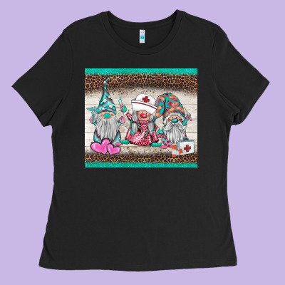Nurse Gnomies Tumbler Ladies Tee Designed By Barkaloodesign