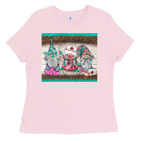Bubblegum Pink nurse gnomies tumbler Ladies Tee - BarkalooDesign