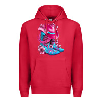 Cardinal valentine cowboy boots and hat olivia Premium Hoodie - OliviaCreatesArt